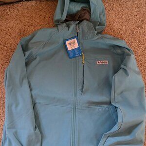 NEW Columbia Hydroforce Full Zip Hoodie Blue - Large